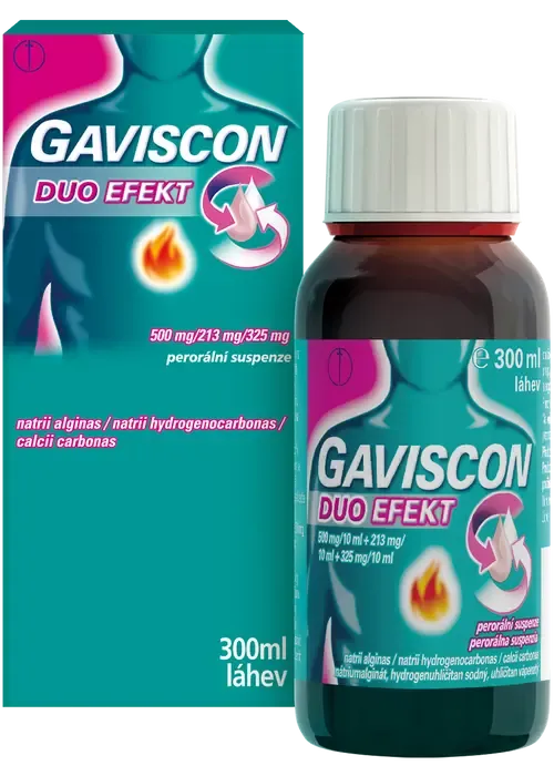 GAVISCON Duo Efekt Perorálna suspenzia 300 ml